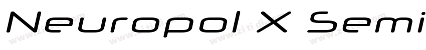 Neuropol X Semibold字体转换